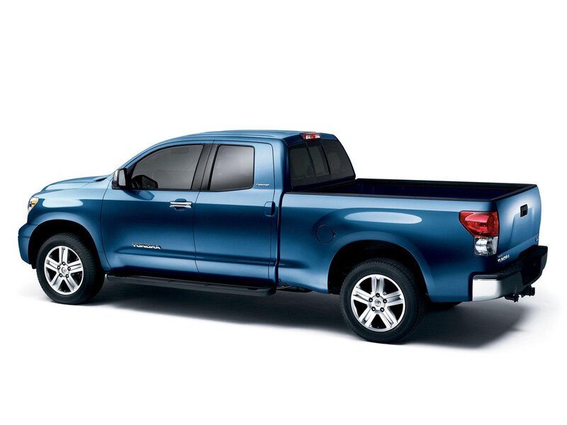 Blue Pickup Truck — Neutral, Photograph, Truck Bed, Side Mirror