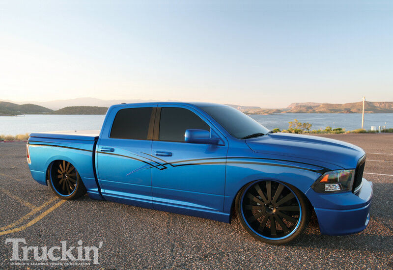 Blue Pickup Truck — Serene