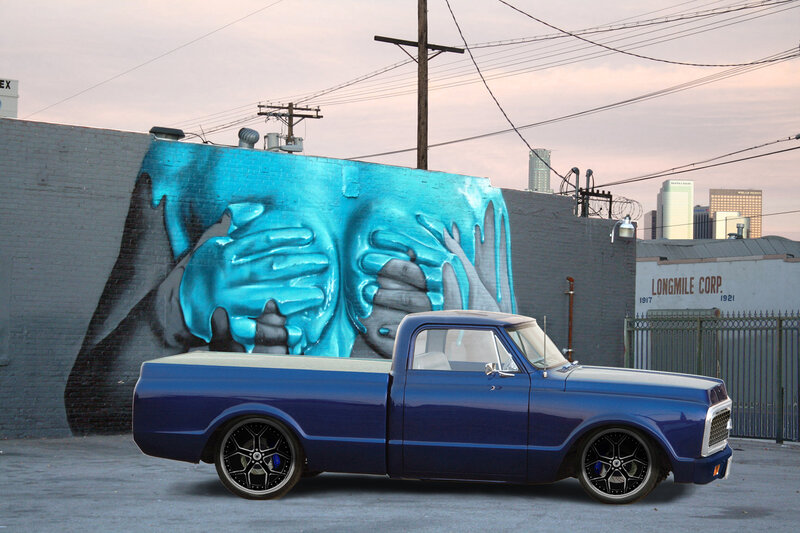 Blue Pickup Truck — Urban