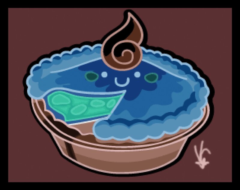 Blue Pie Character