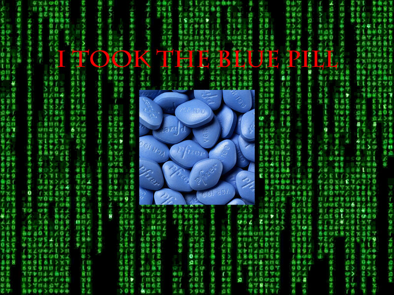 blue pill concept image