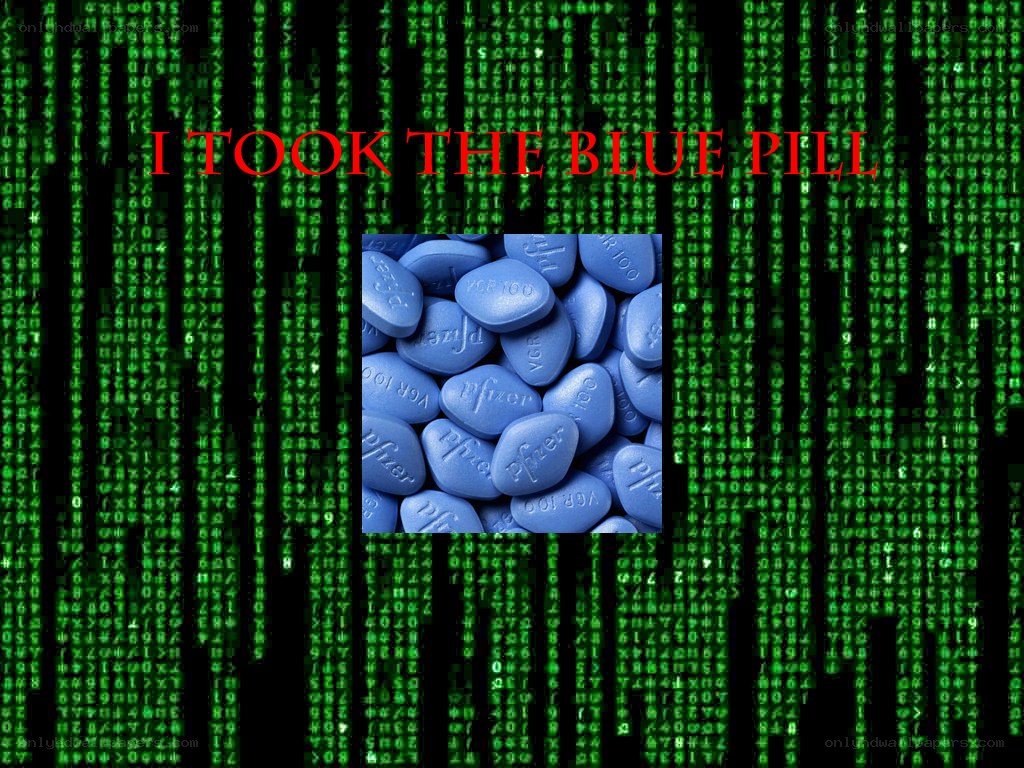 blue pill concept image