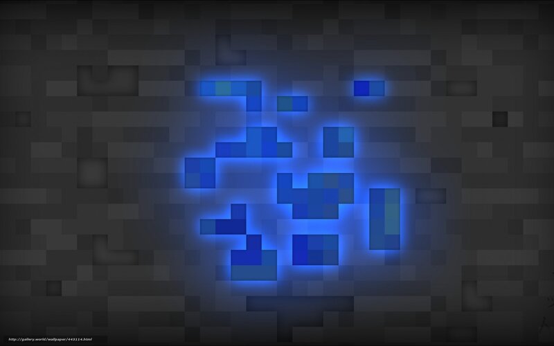 blue pixel art on dark background