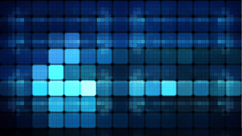 blue pixel art pattern