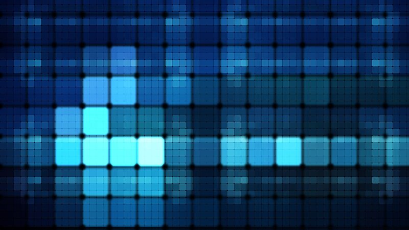 Blue Pixel Art Pattern — Calm, Pixel Art