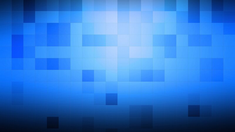 Blue Pixel Grid — Abstract