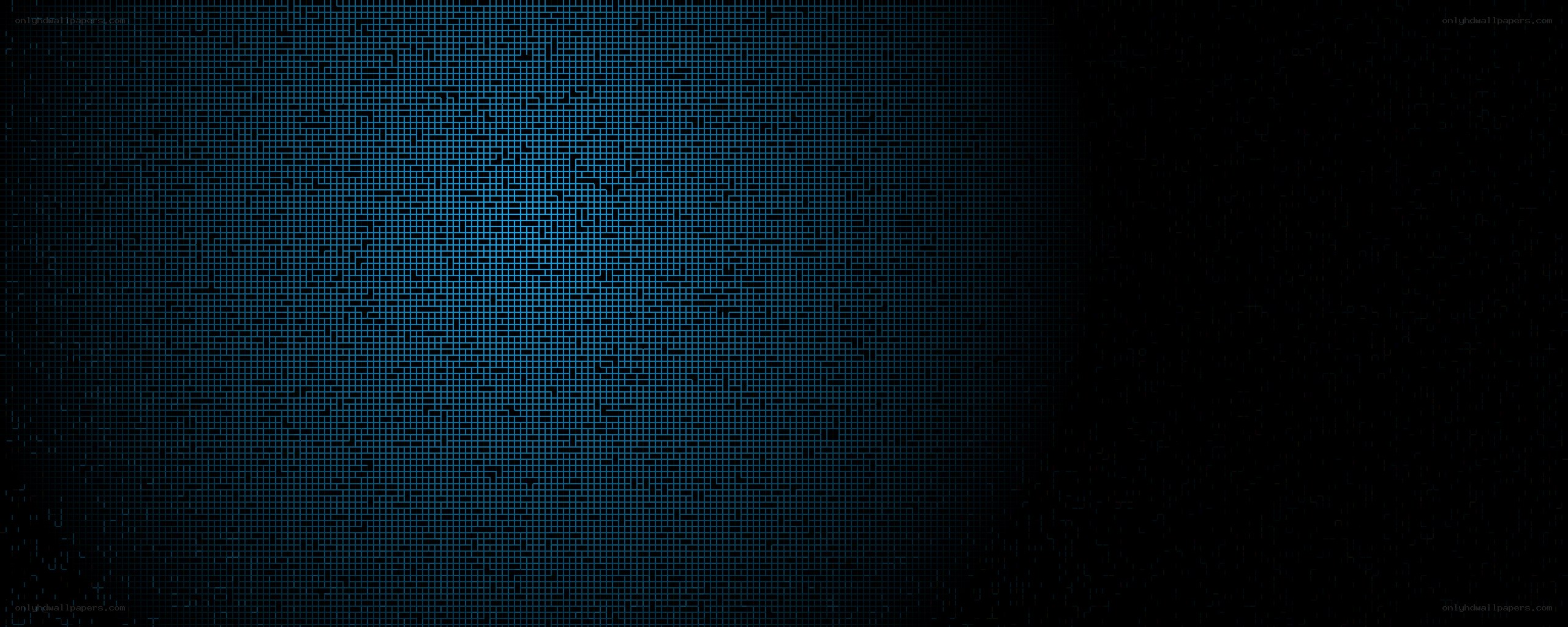 blue pixel grid background