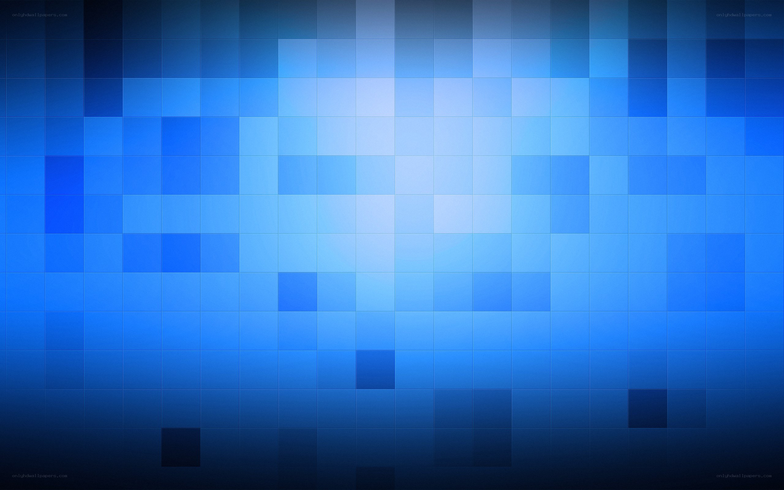 blue pixel grid background