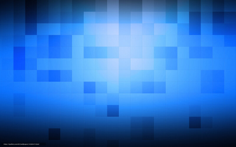 Blue Pixel Grid — Calm, Abstract