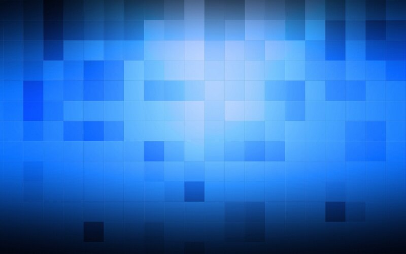 Blue Pixel Grid — Calm