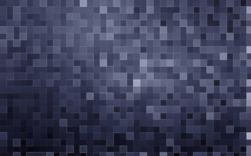 Blue Pixel Grid Pattern — Calm