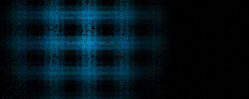 Blue Pixel Grid Pattern — Dark, Abstract