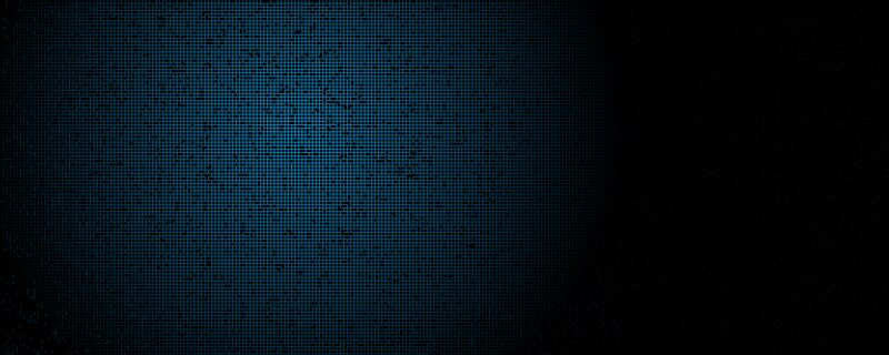 Blue Pixel Grid Pattern — Dark