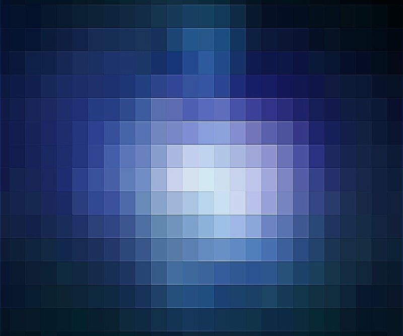 blue pixelated gradient