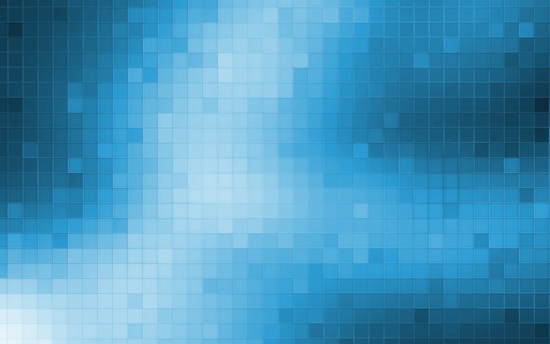 Blue Pixelated Mosaic