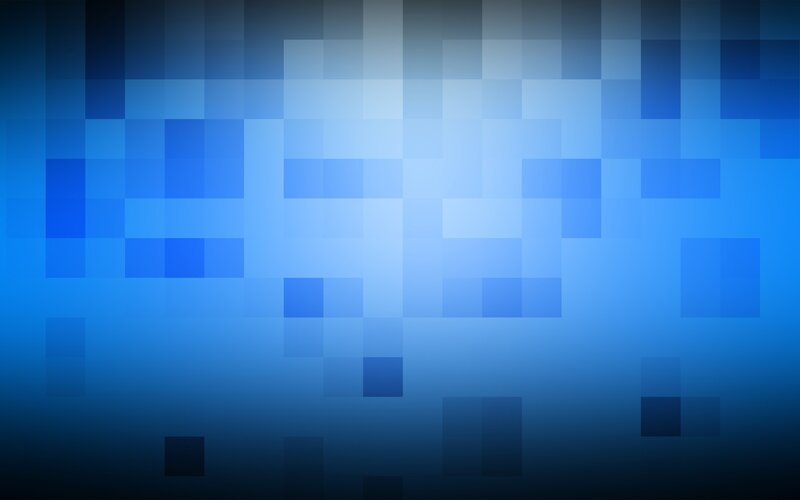 Blue Pixelated Squares