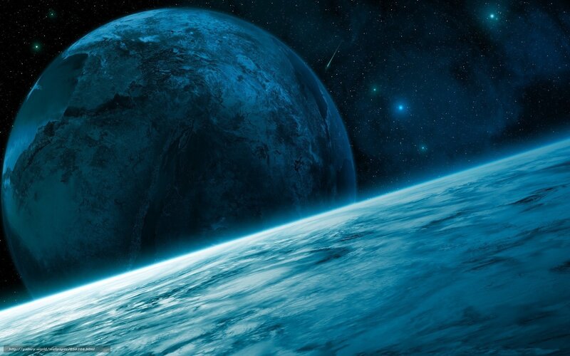 Blue Planet from Space — Dramatic