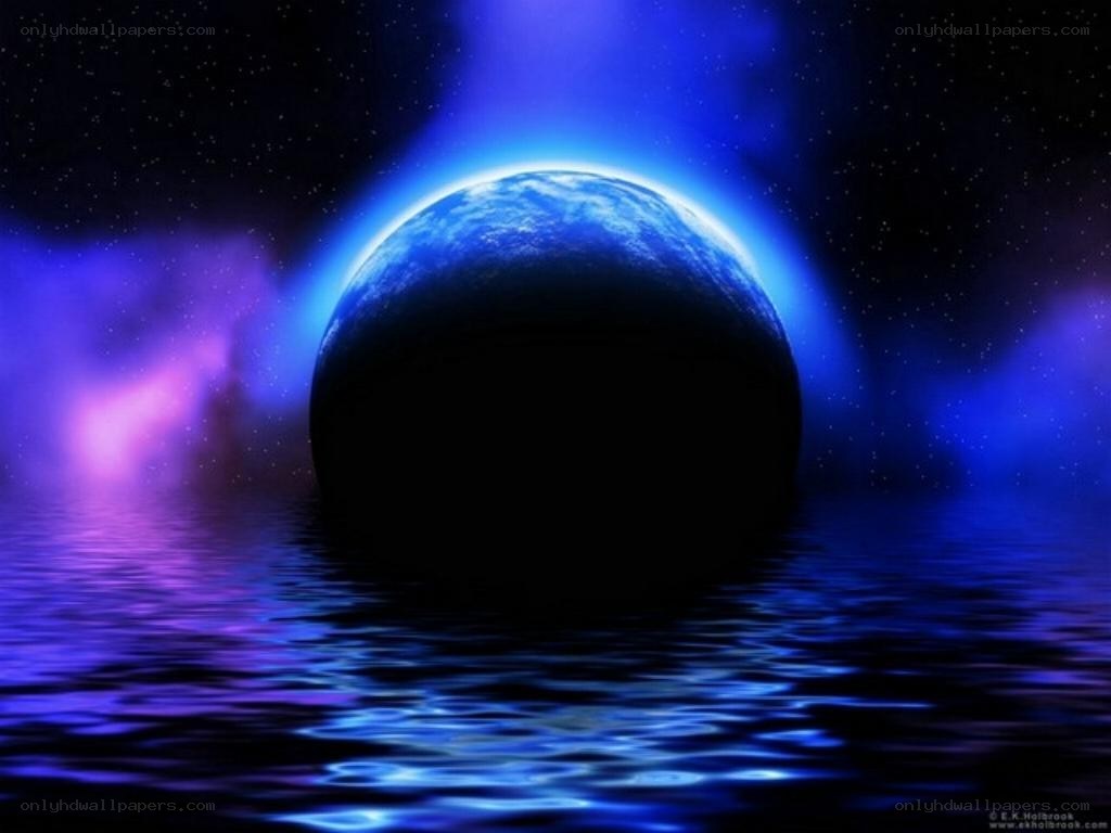Blue planet in cosmic water