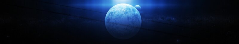blue planet in space