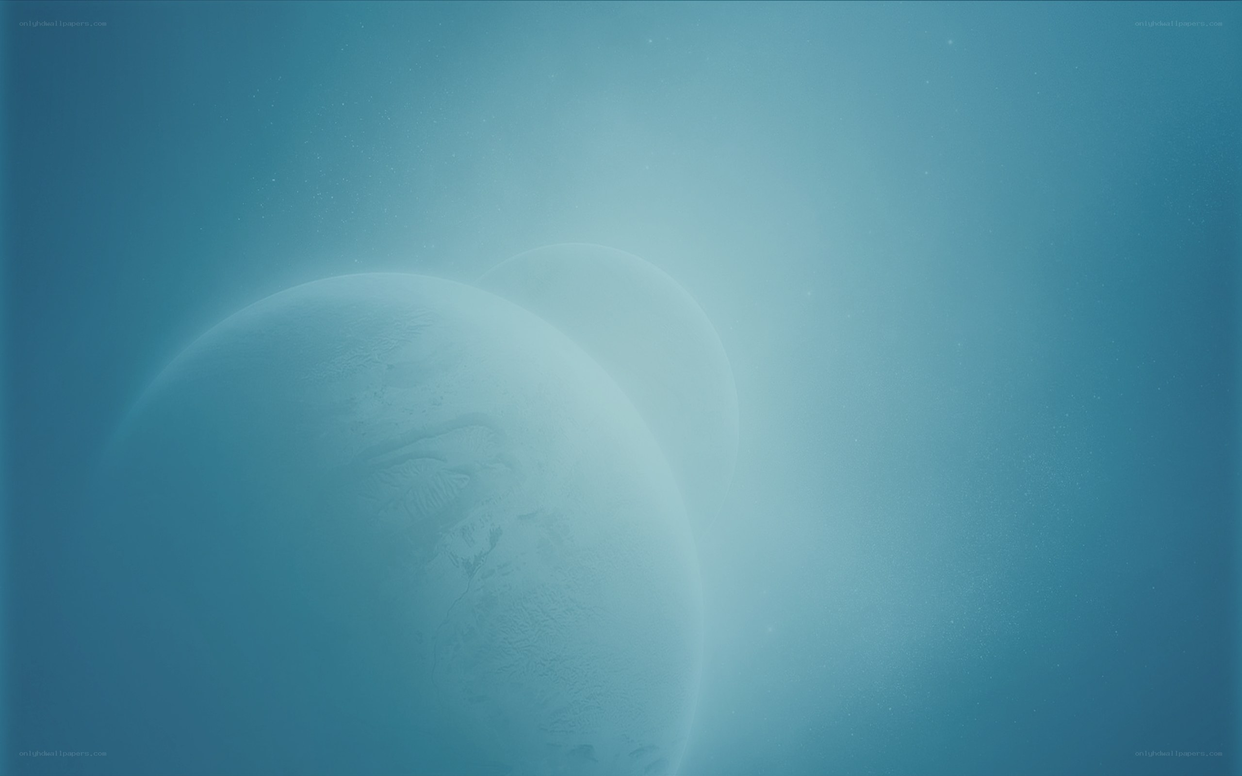 blue planet in space