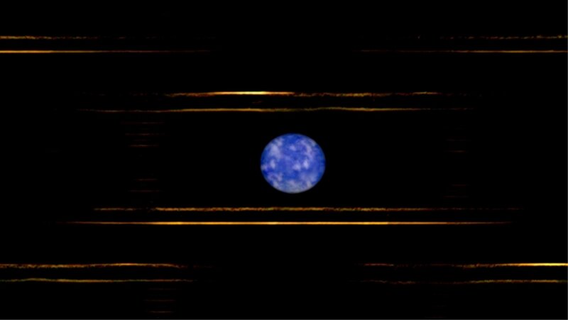 Blue Planet in Space — Black, Dark