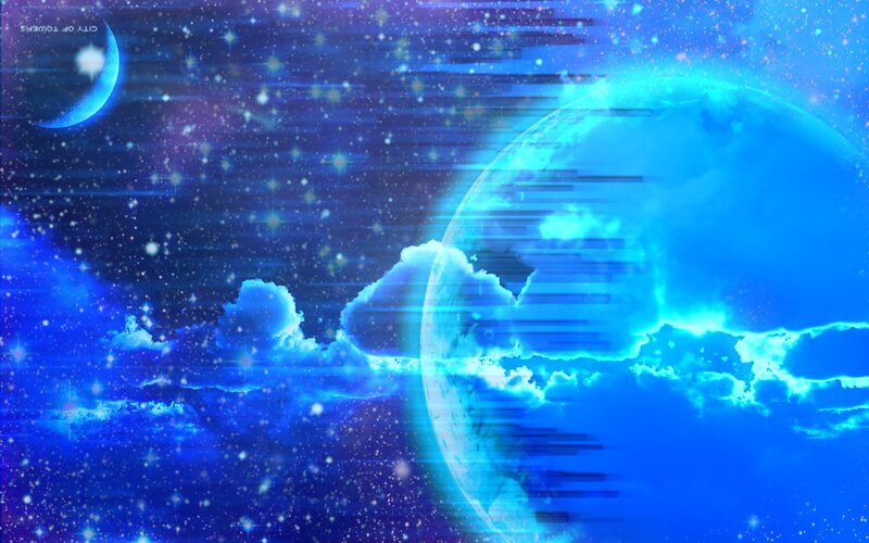 Blue Planet in Space — Dreamy