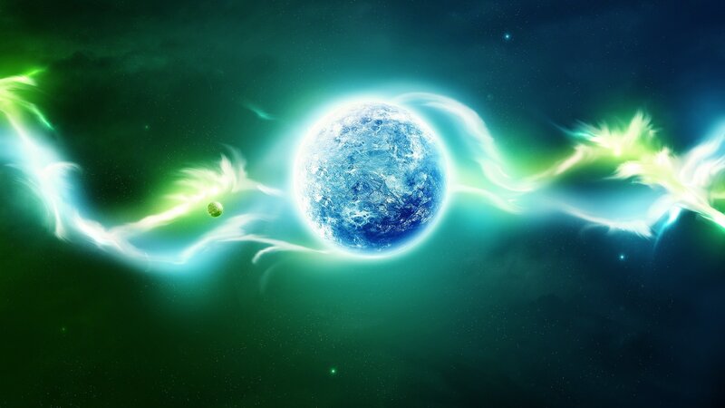 Blue Planet in Space — Green