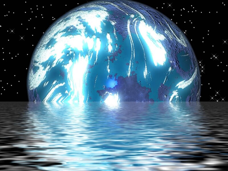 Blue Planet in Water
