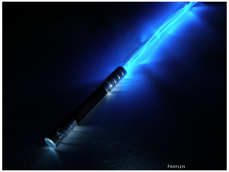 Blue Plasma Torch — Dramatic