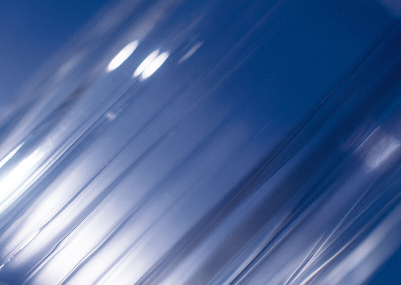 Blue Plastic Wrap