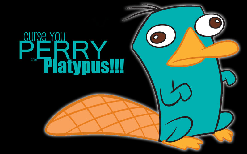 Blue Platypus Character