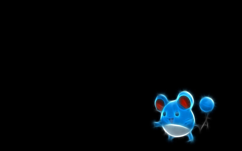 Blue Pokémon with glowing effect