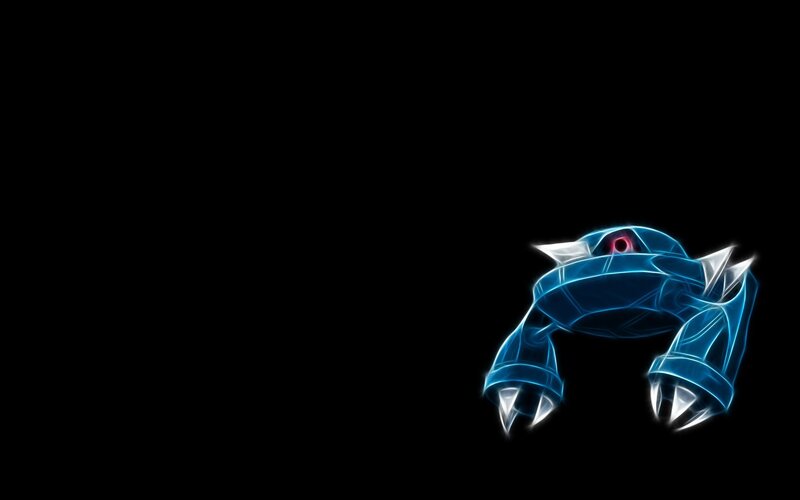 Blue Pokémon with glowing outline