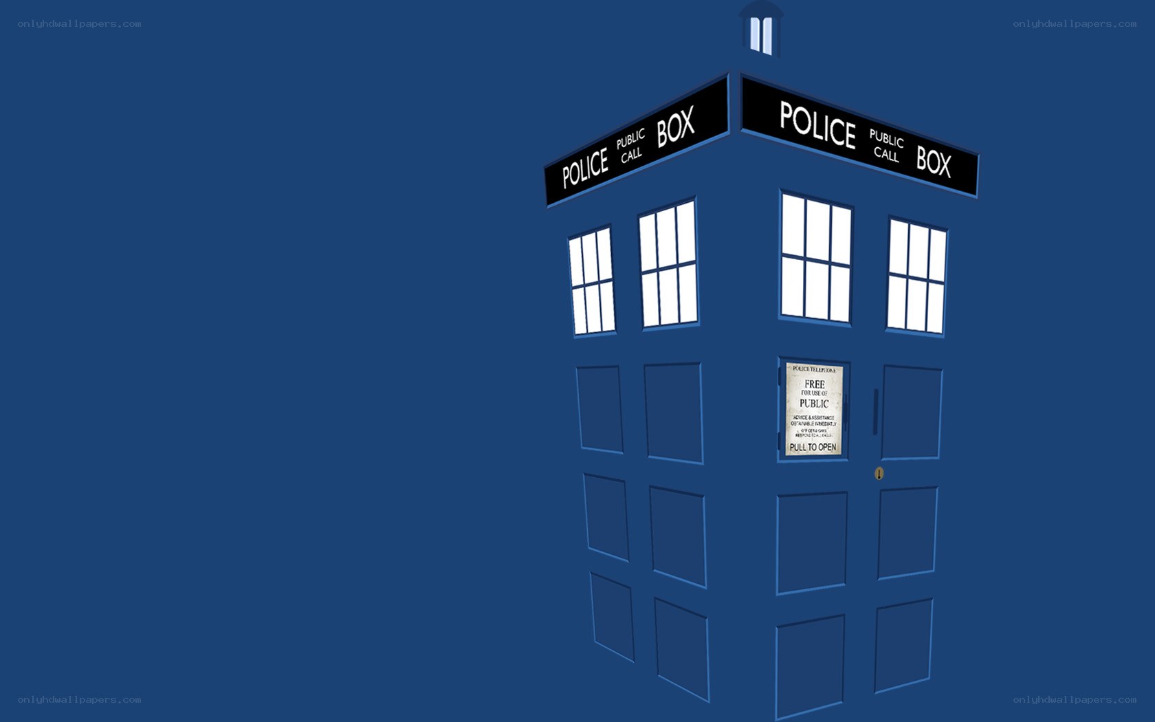 blue police box