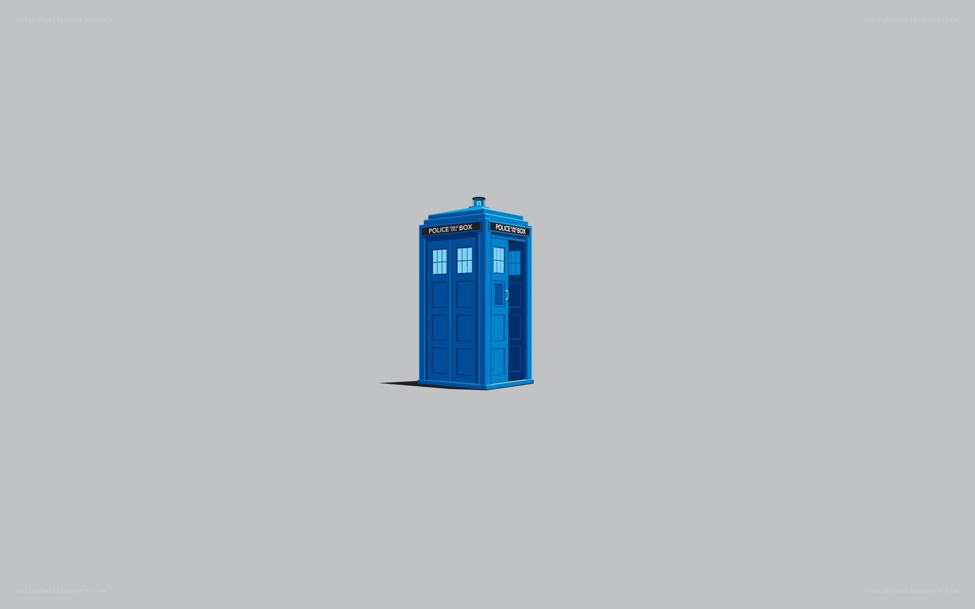 blue police box