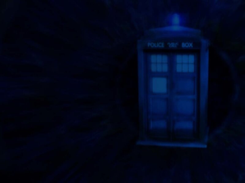 Blue Police Box — Dark