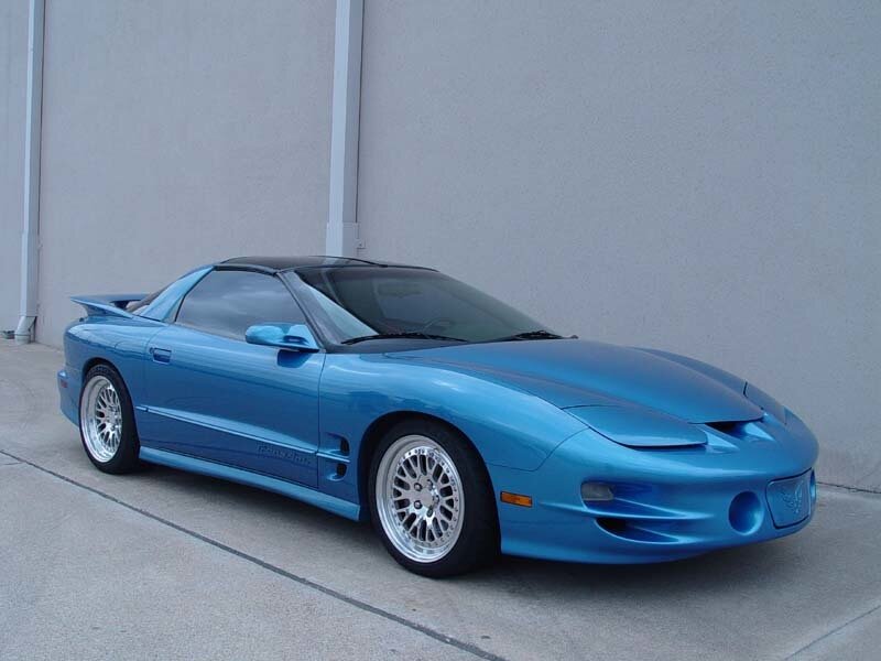 Blue Pontiac Firebird — Neutral