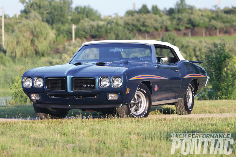 Blue Pontiac Gto Convertible — Calm
