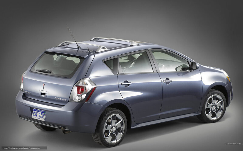 blue pontiac vibe 4-door
