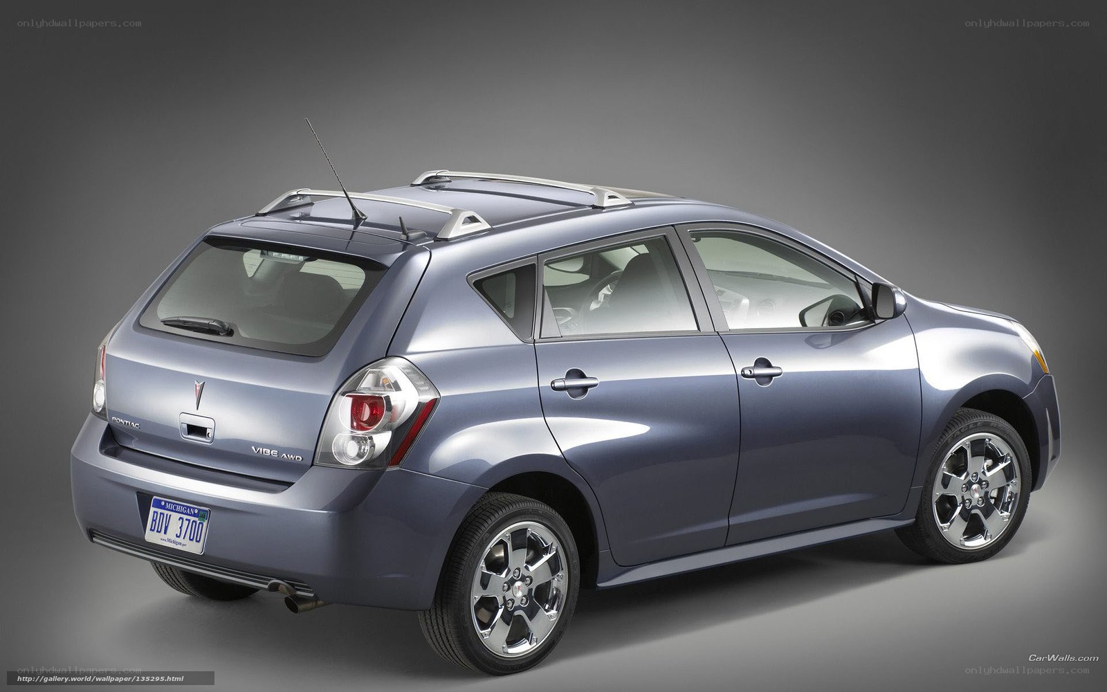 blue pontiac vibe 4-door