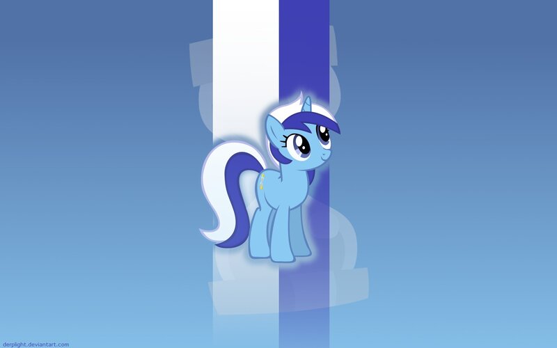 Blue pony character wallpaper