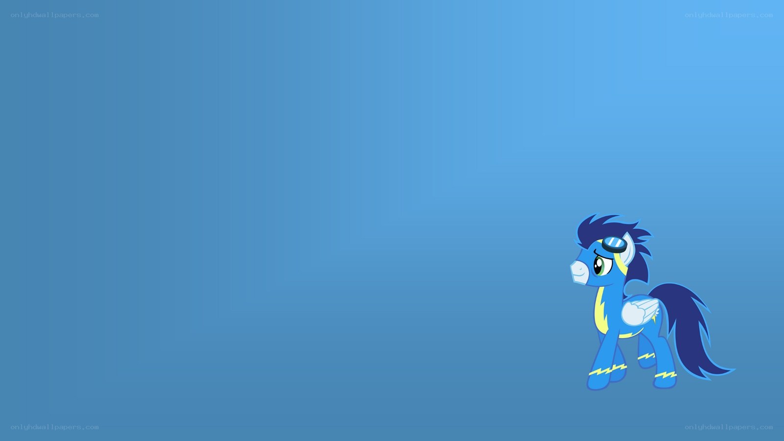 blue pony character wallpaper
