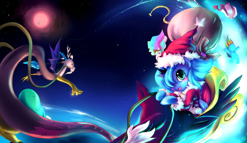 Blue Pony in Space — Fantastical