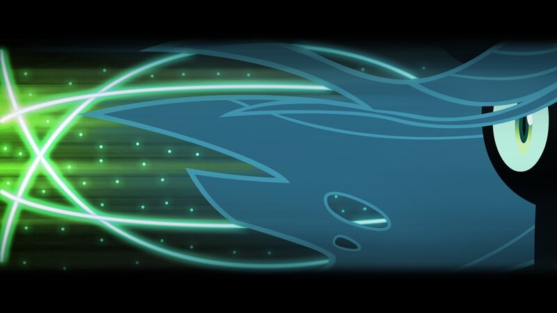 Blue Pony with Green Magic