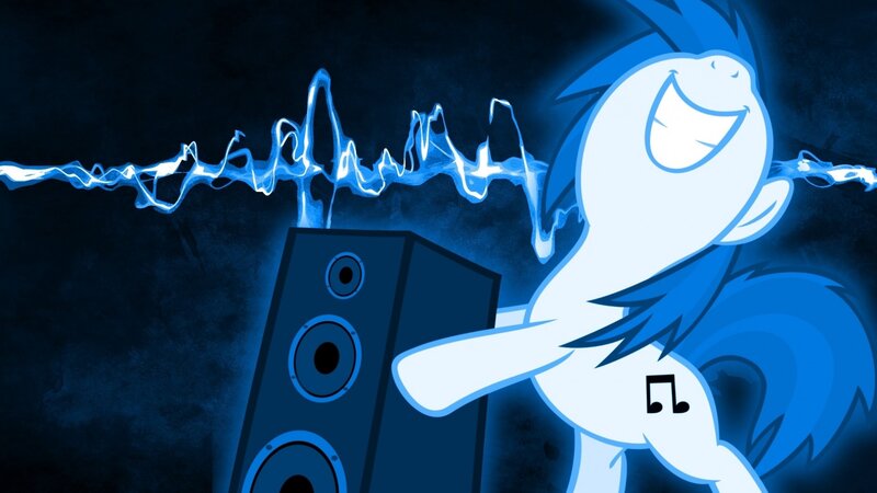Blue Pony with Speaker