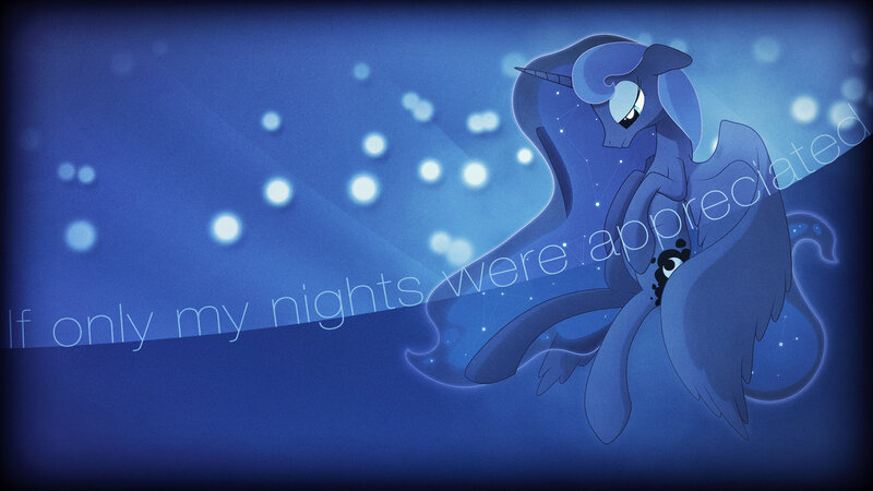 Blue Pony with Wings — Serene