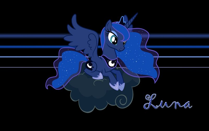 Blue Pony with Wings