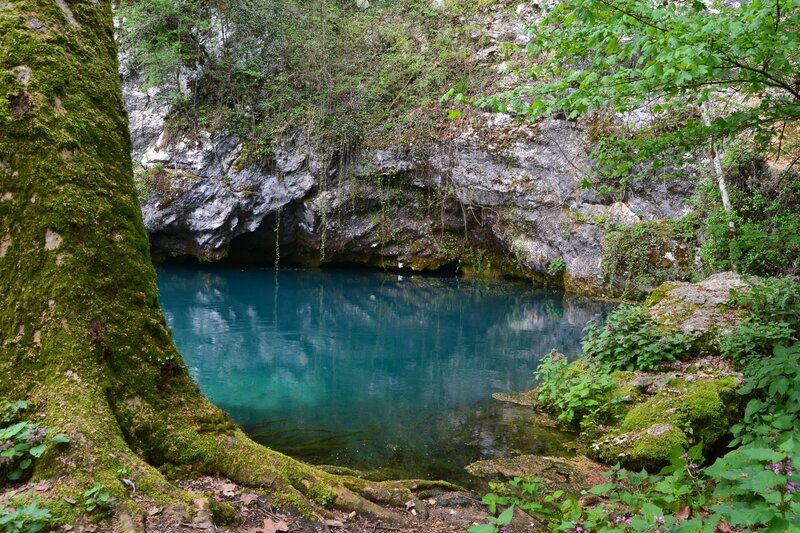 Blue Pool in Cave
