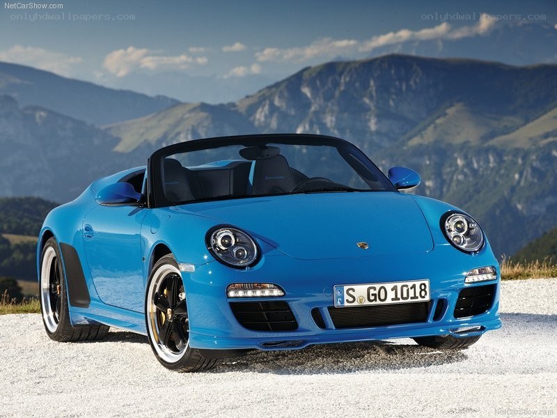 Blue Porsche Boxster S