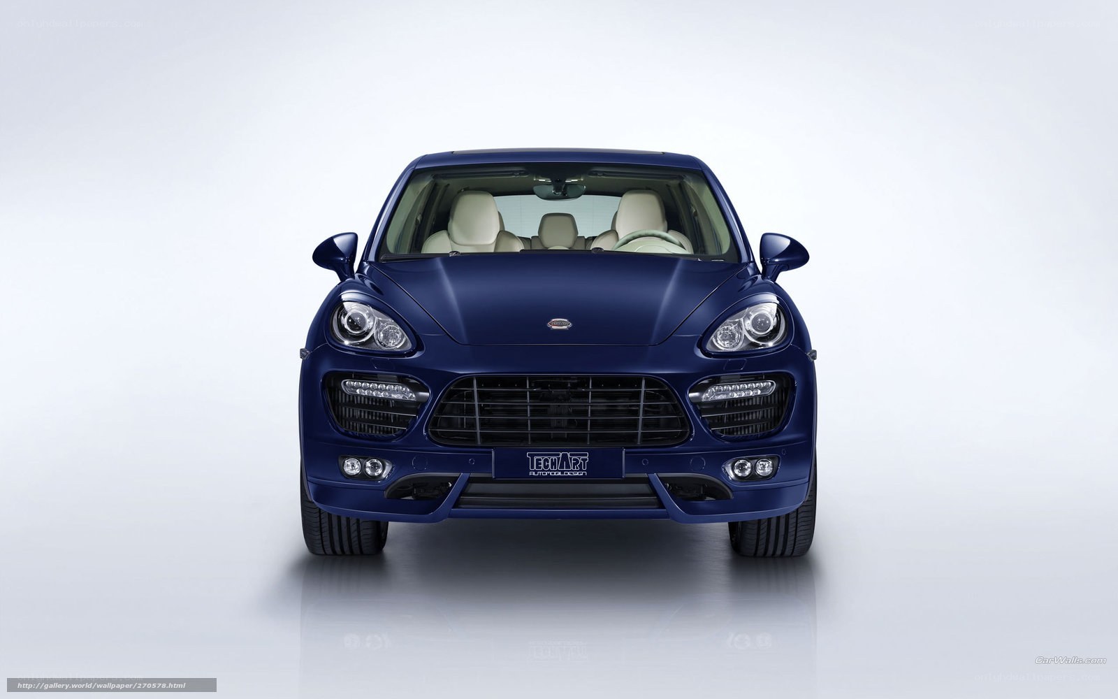 blue porsche cayenne